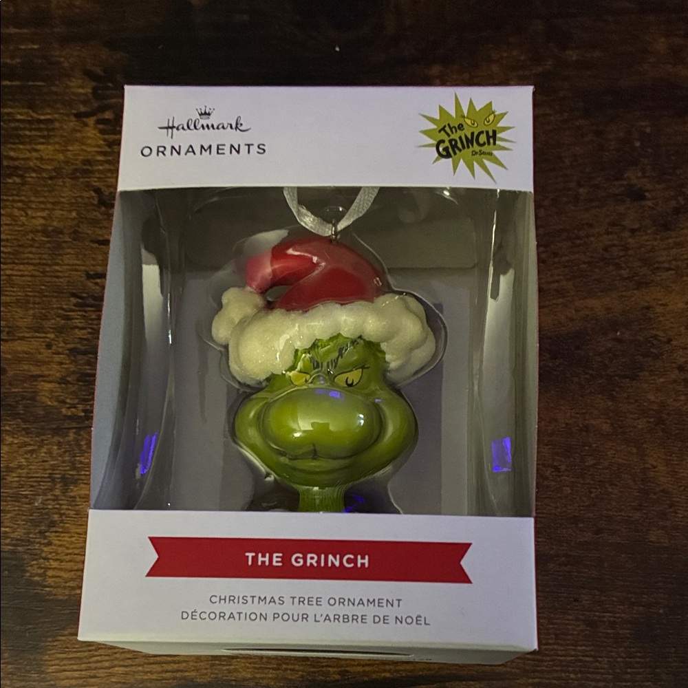 Hallmark The Grinch Ornament - Green and Red